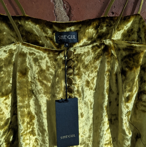 Shegul Gold Dress - Picture 5 of 6